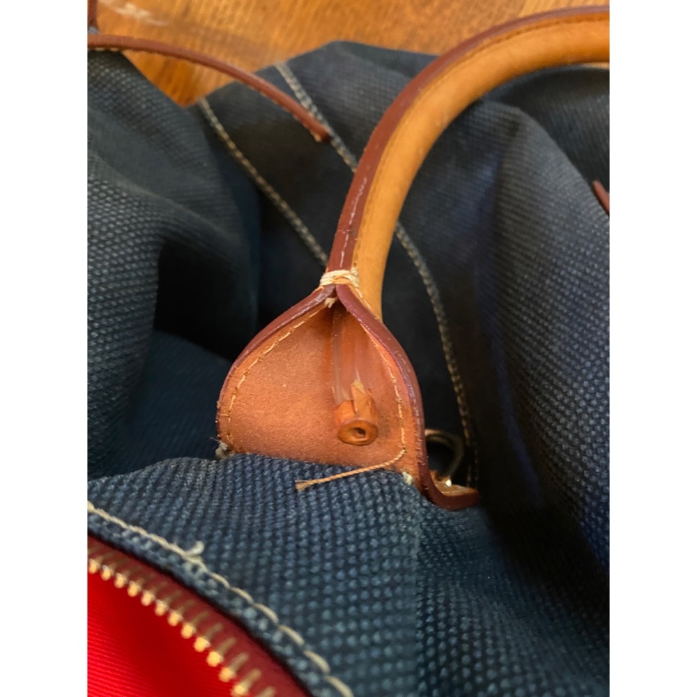Dooney & Bourke Large Blue Duffel Bag - Picture 6 of 7